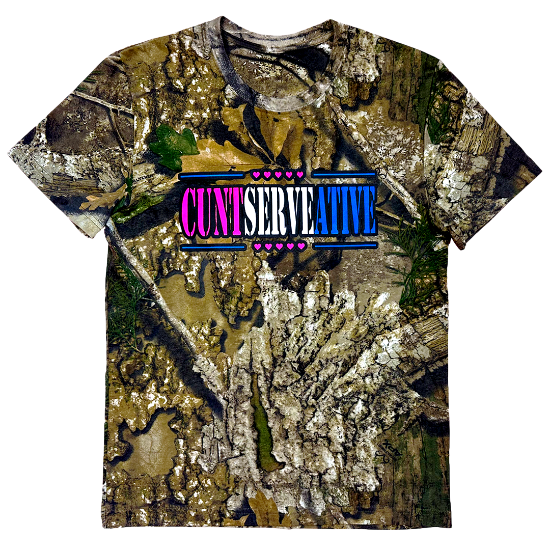 CuntServeAtive CAMO TEE