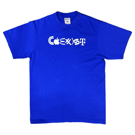 COEXIST TEE BLUE